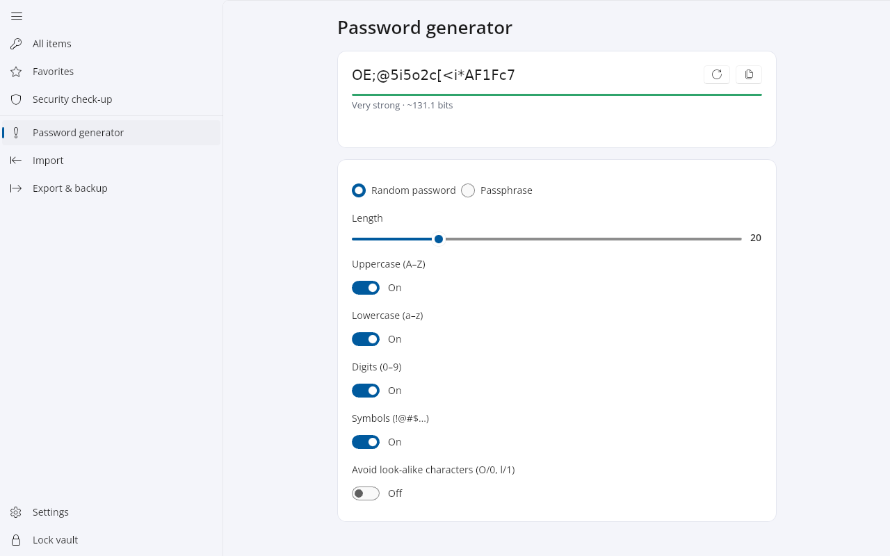 WorthyID password generator